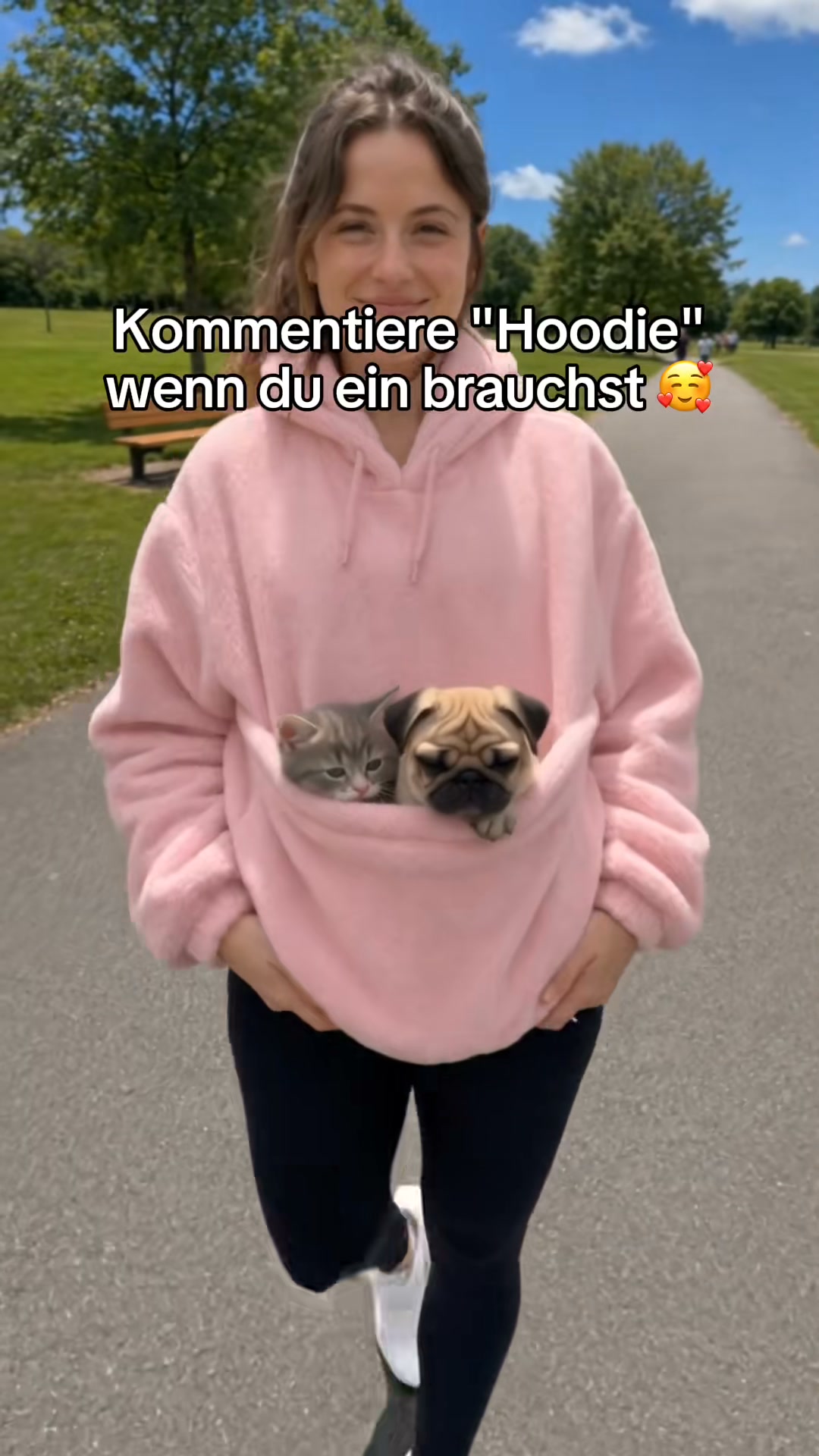 Dein Liebling ganz nah – mit dem Pet-Tragehoodie