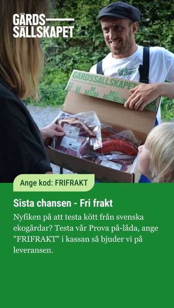 Just nu! Beställ med fri frakt