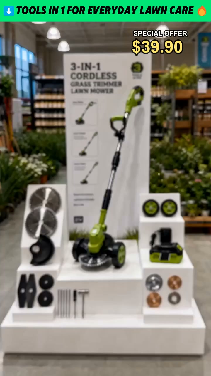 Cordless 3-in-1 Trimmer — $39.90