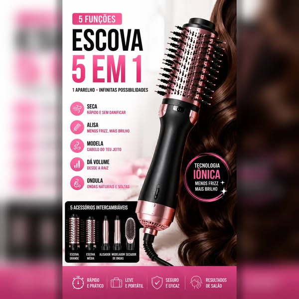 Escova 5 em 1 | 34,99€