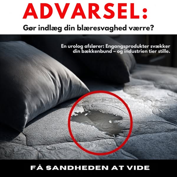 Sig farvel til urininkontinens