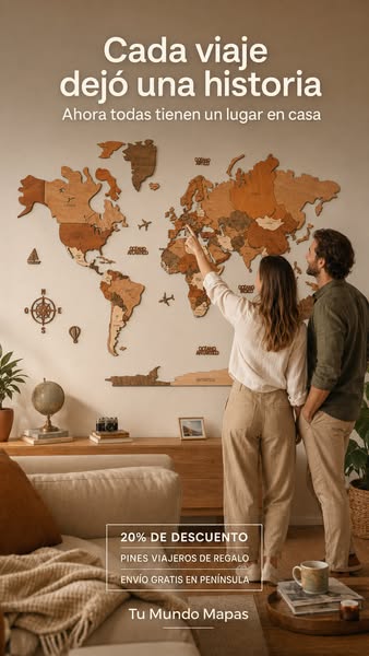 Tus viajes merecen esta pared