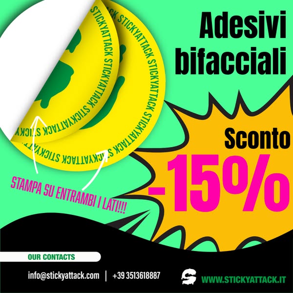 Adesivi Personalizzati Online in 24/48h | StickyAttack