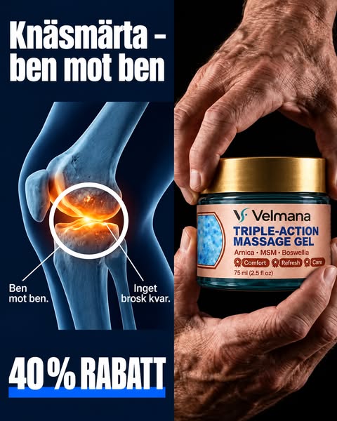 Lindring för trötta och stela leder