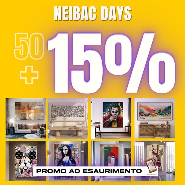 MEGA SALDI AL 50% + EXTRA 15%