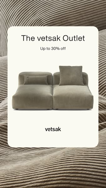 The vetsak Outlet – up to 30% off
