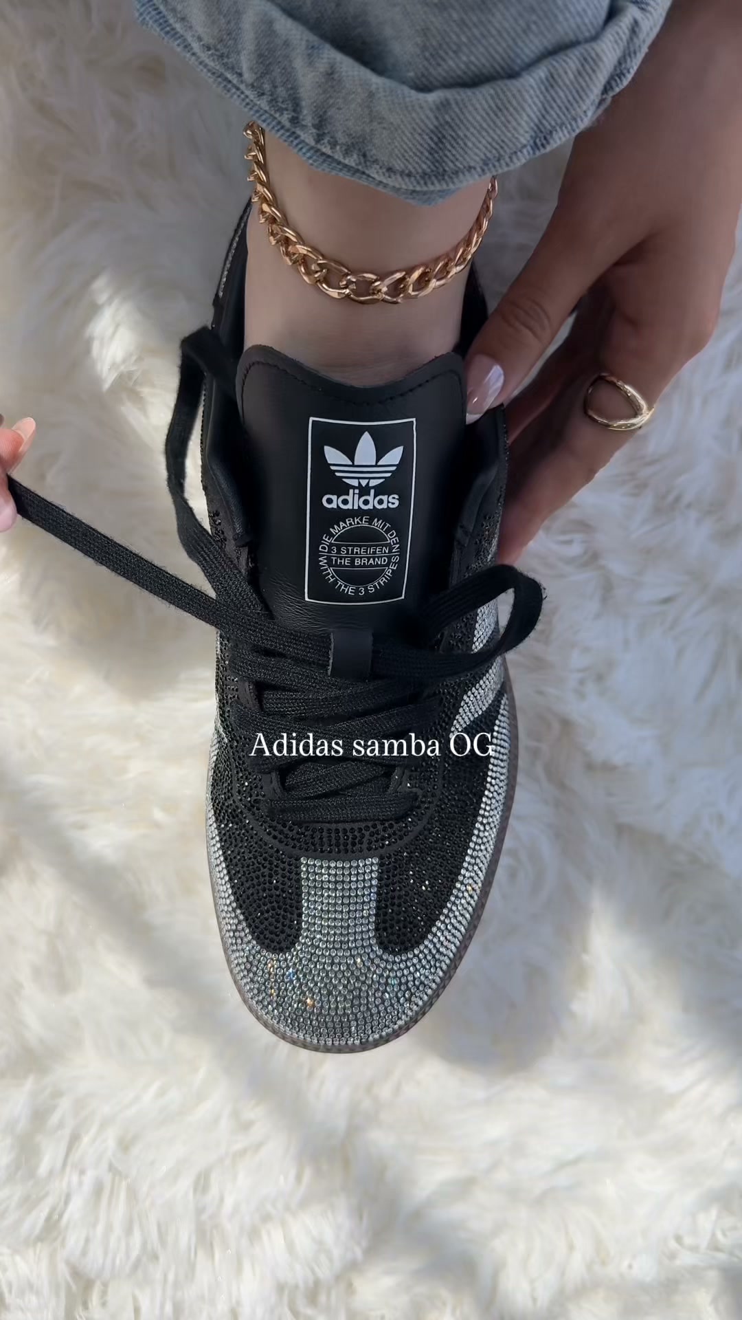Summer 2026 Rhinestone Sneaker + 3 Free Socks