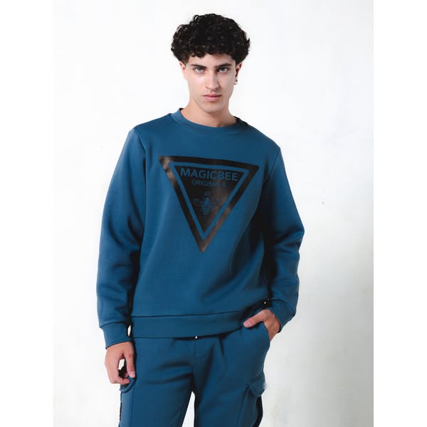 MagicBee Vertical Logo Sweatshirt - Petrol