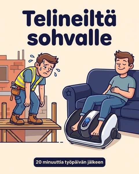 Telineiltä sohvalle