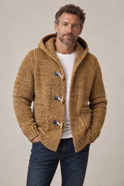 Between jumper and winter coat