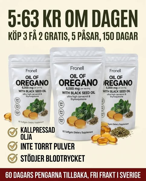 5:63 kr om dagen. 60 dagars garanti.