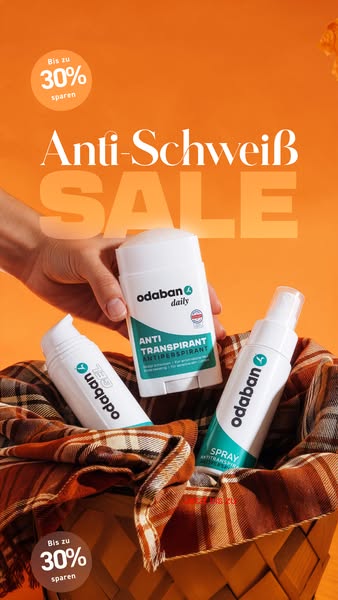 Herbst-Sale gegen Schweißflecke