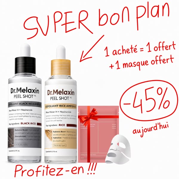 1 sérum acheté = 1 offert – aujourd’hui seulement !
