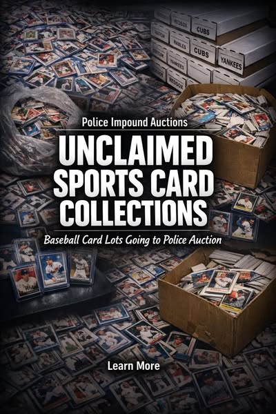Unclaimed Baseball Card Collections — Information and Guide