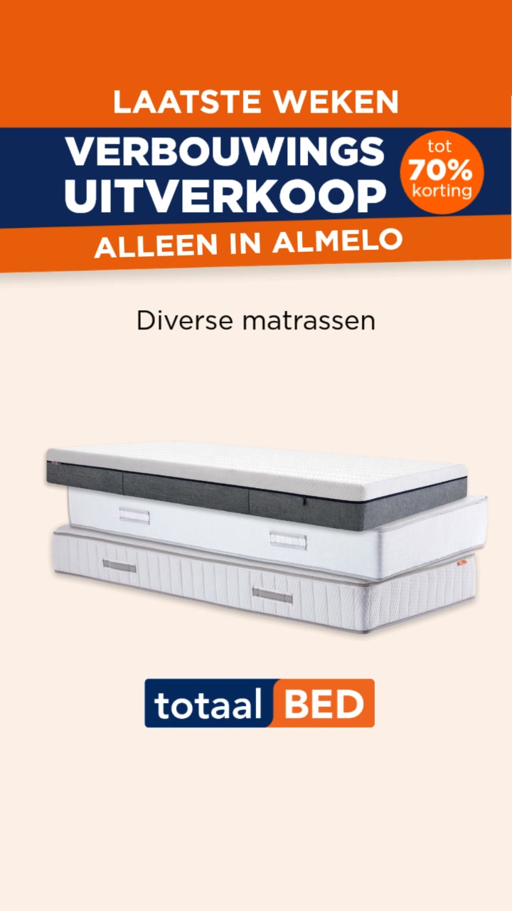 50% korting op showroommodellen