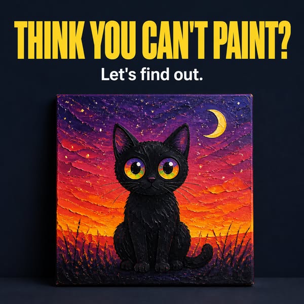 Learn The Modern Art Of Painting Dreamy Acrylic Cats