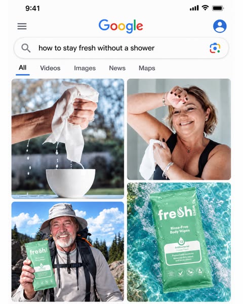 When showering isn't possible, FreshWipes is