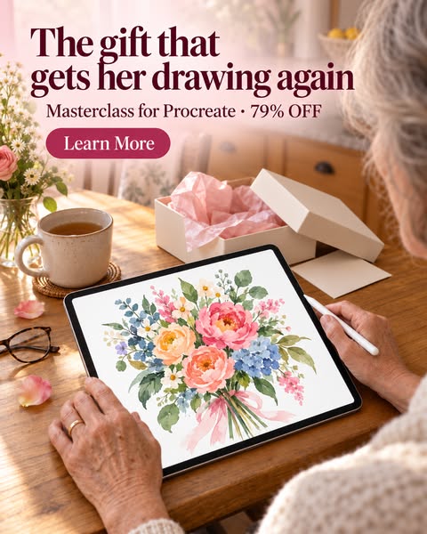 The gift that gets her drawing again (79% OFF)