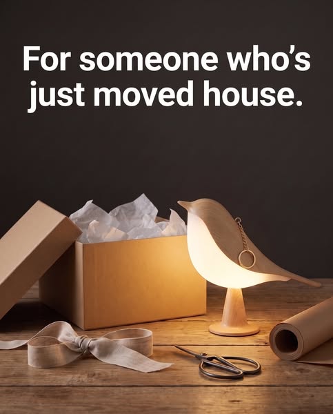 One tap on its head. Then it glows.