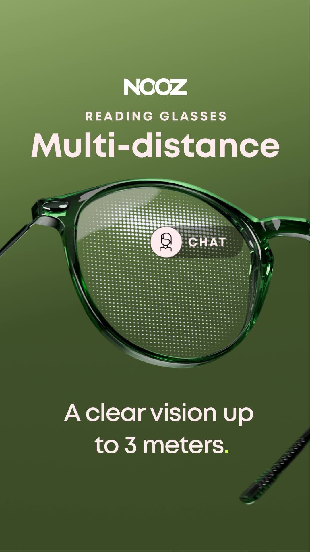 Milo - Multi-distance blue light blocking reading glasses