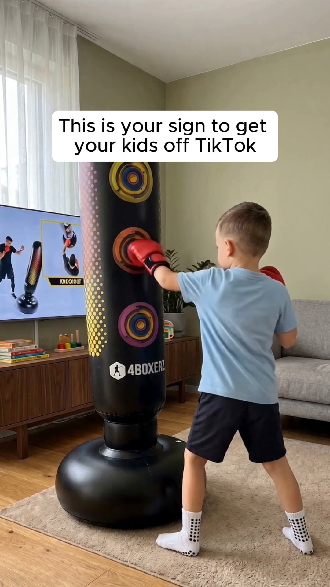 Less screen time. More punch time.