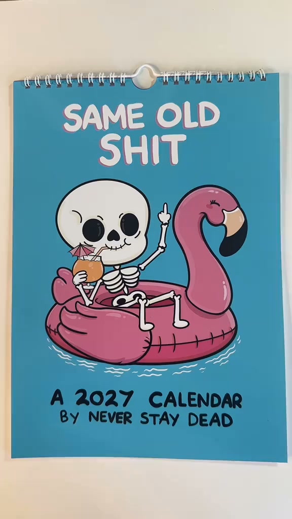 Wall Calendar 2027 Offensively Cute & Unapologetically Fun!