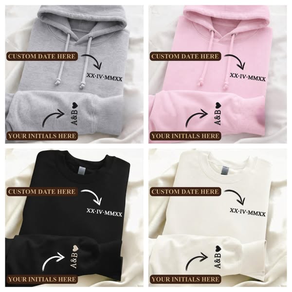 Custom Roman Numeral Hoodie!