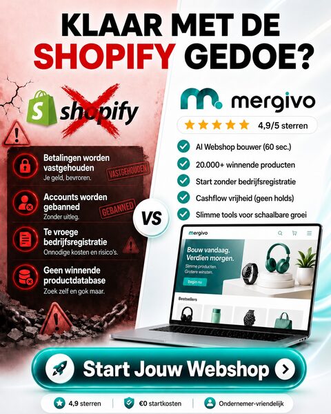 Mergivo - Build your webshop in minutes