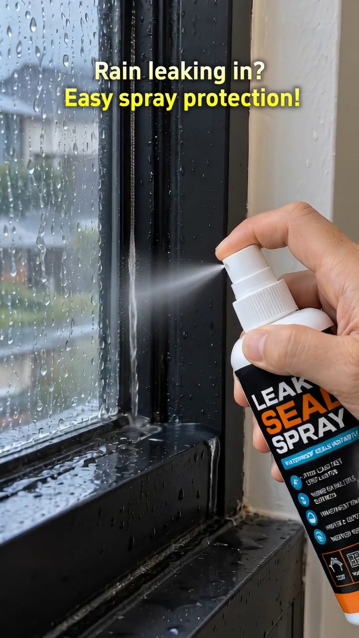 Portable Can‑Style Leak‑Seal Spray | One‑Spray Stop‑Leak, Easy DIY Gap Repair