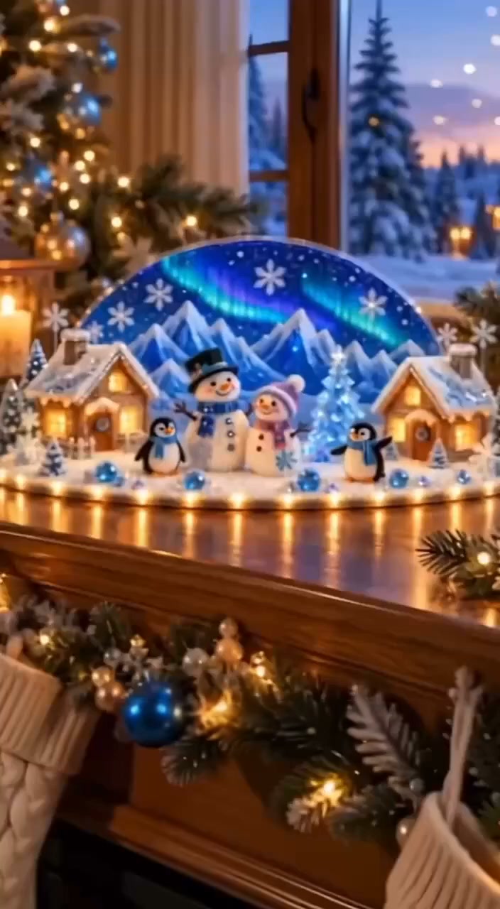 DIY-winterdorp – stukje voor stukje ontstaat kerstmagie