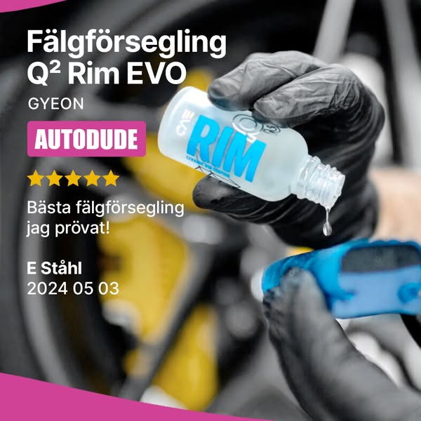 Gör underhållstvätten av fälgarna mycket enkel!