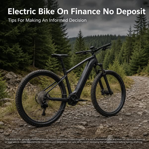 Electric Bike On Finance No Deposit