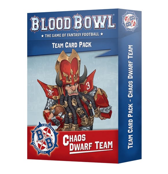 The Zharr-Naggrund Ziggurats: Chaos Dwarf Card Pack - Blood Bowl English By Games Workshop