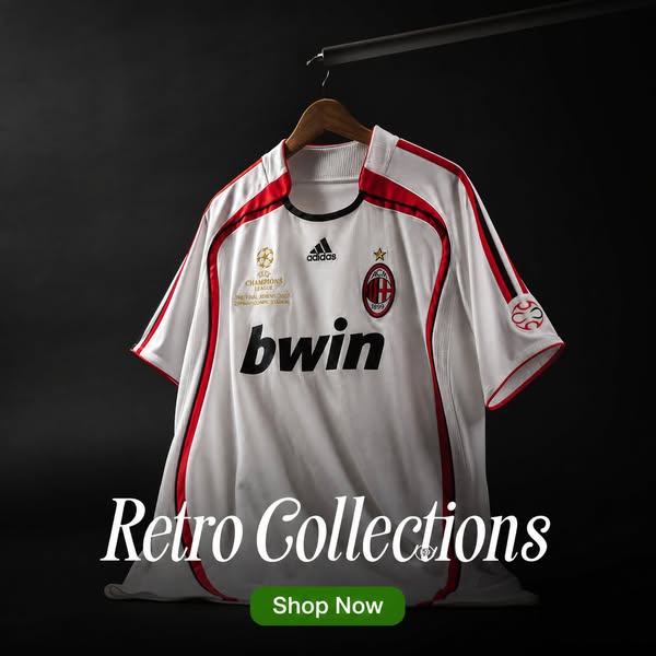40% Off AC Milan Retro Jerseys