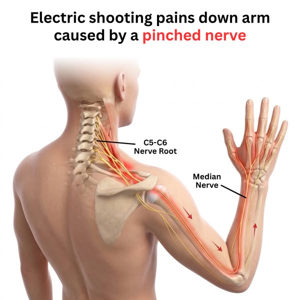 That pain is not coming from your arm…