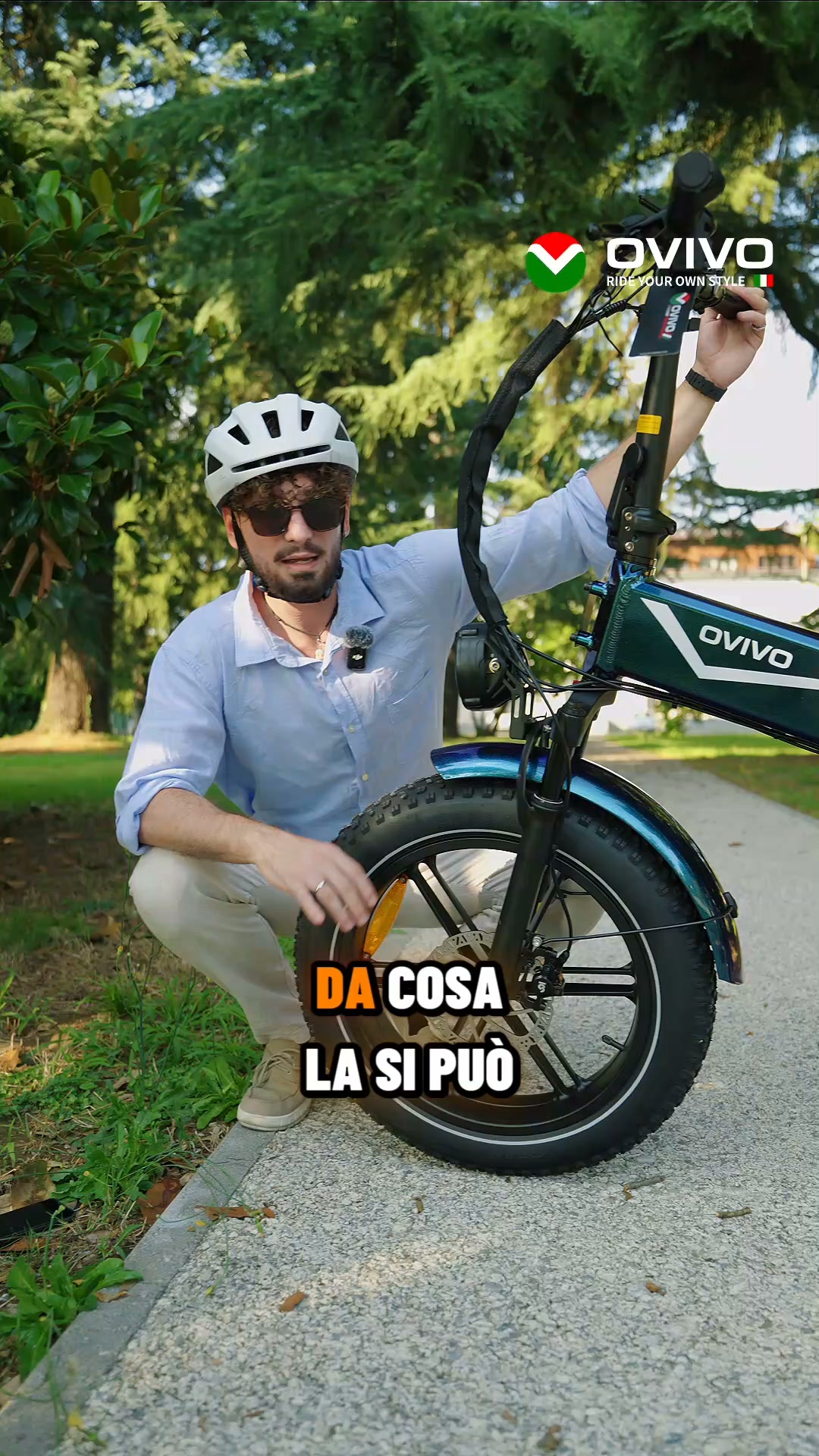 Una e-bike pieghevole progettata per offrirti comfort