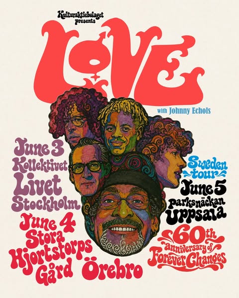 LOVE with Johnny Echols (US) | Parksnäckan Uppsala