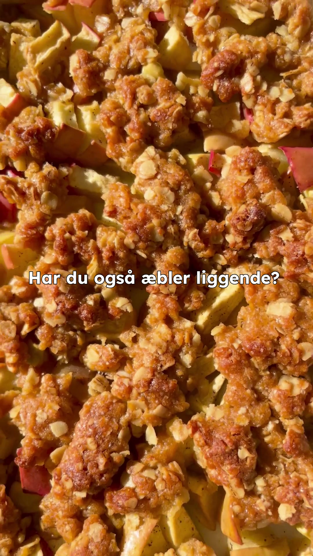 Æblecrumble OG is for kun 300 kcal