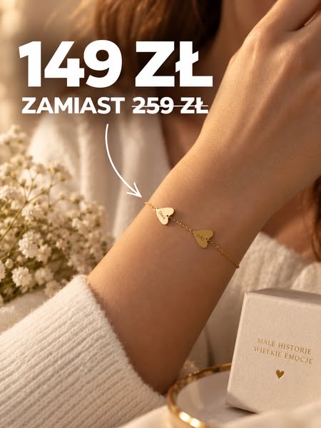 50% na personalizowaną biżuterię