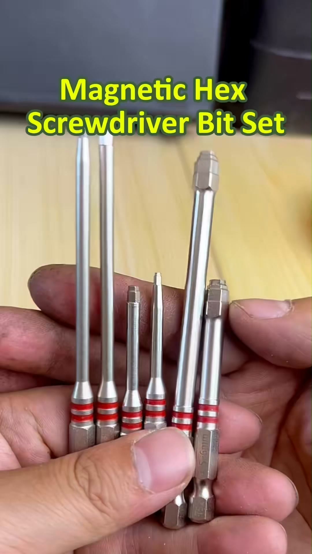 Precision 6-Piece Hex Bit Set!