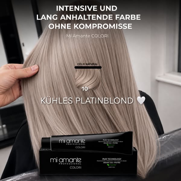 Die Farbe hält - ohne das Haar zu schädigen.