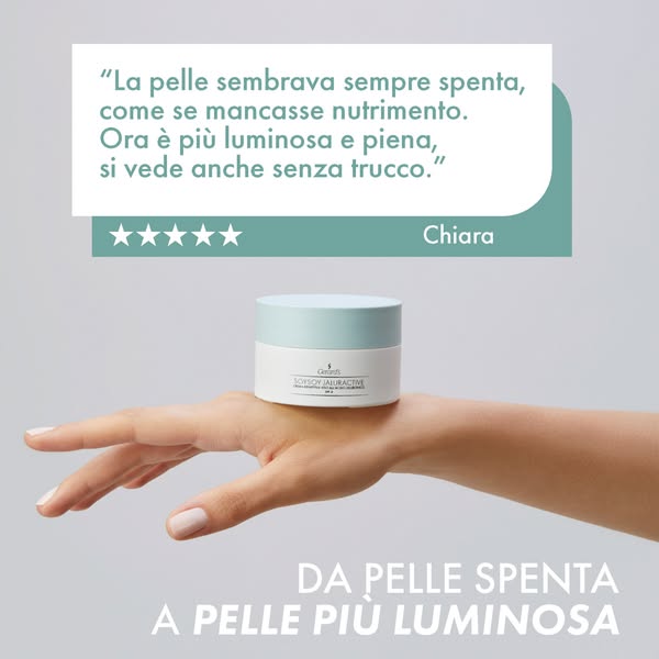 Pelle più piena, luminosa e compatta