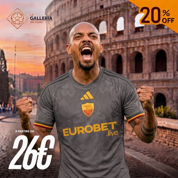 ARRIVATA LA NUOVA TERZA MAGLIA ROMA 2026-27!