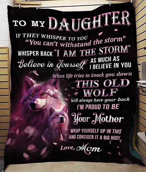 Special Daughter Gift Blanket - From Mom (SKUB12-42)