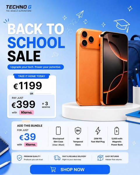 iPhone 17 Pro Max From €1,199