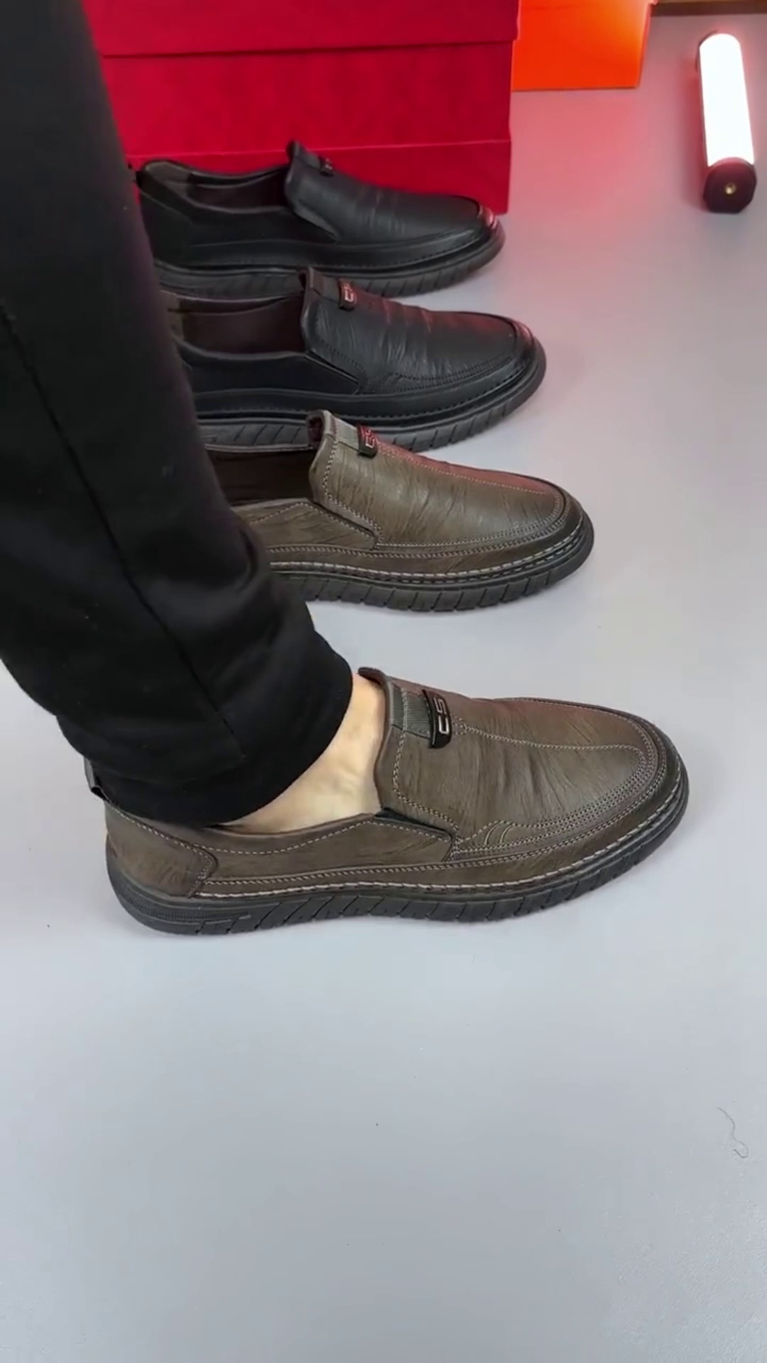 【39-44】Casualowe buty skórzane, miękka podeszwa, antypoślizgowe