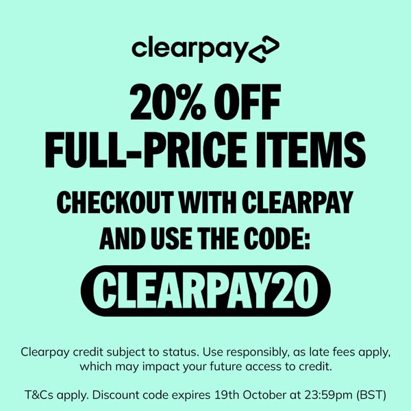 Code: CLEARPAY20