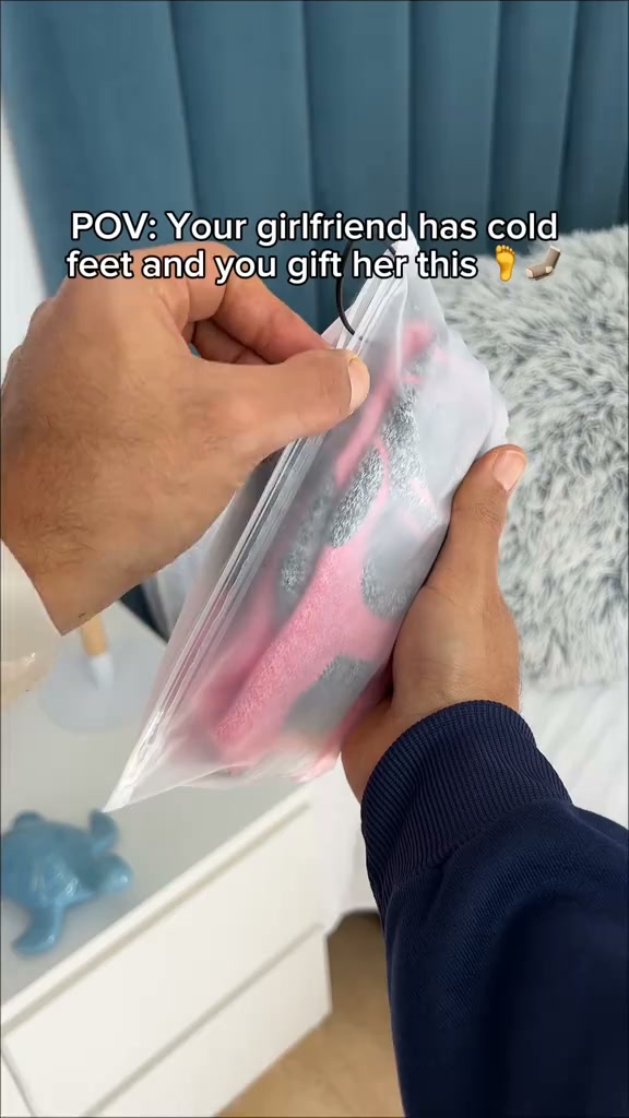 Heated socks for bad circulation