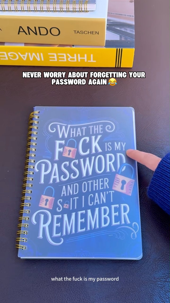 Funny Password Notebook