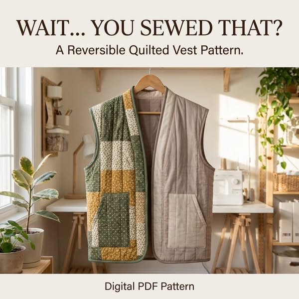 Sew a Vest You’ll Wear Both Ways